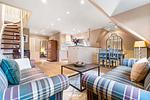 Wohnzimmer - Ferienwohnung Strandflieder Archsum Sylt - Top-Hundeurlaub