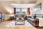 Wohnzimmer - Ferienwohnung Strandflieder Archsum Sylt - Top-Hundeurlaub