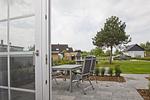 Terrasse - FeWo 01 MEERglück: Terrasse - Top-Hundeurlaub