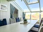 Essbereich mit Blick ins Grüne - Ferienhaus 07 - Top-Hundeurlaub