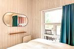 2. Schlafzimmer mit Doppelbett - Ferienhaus 01 - Top-Hundeurlaub