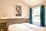 4. Schlafzimmer mit Doppelbett - Ferienhaus 01 - Top-Hundeurlaub