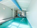 Blick zum Pool - Ferienhaus 02 - Top-Hundeurlaub