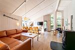 Wohnzimmer mit Sofaecke - Ferienhaus 03 - Top-Hundeurlaub