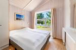 erstes Schlafzimmer mit Einzelbetten - Ferienhaus 03 - Top-Hundeurlaub