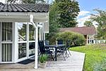 Terrasse mit Sitzecke - Ferienhaus 20 - Top-Hundeurlaub
