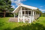 Blick zur Terrasse - Ferienhaus 08 - Top-Hundeurlaub