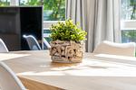 Essbereich mit Dekoratives Detail - Ferienhaus 08 - Top-Hundeurlaub