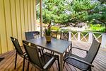 Terrasse mit Gartenmöbeln - Ferienhaus 12 - Top-Hundeurlaub