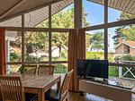 Wohnzimmer mit Blick zur Ostsee - Ferienhaus 14 - Top-Hundeurlaub