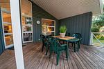 überdachte Terrasse - Ferienhaus 15 - Top-Hundeurlaub