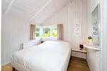 zweites Schlafzimmer mit Doppelbett - Ferienhaus 17 - Top-Hundeurlaub