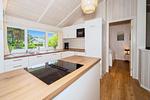 Küche mit Fenster - Ferienhaus 19 - Top-Hundeurlaub