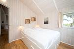 drittes Schlafzimmer mit Doppelbett - Ferienhaus 19 - Top-Hundeurlaub