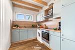 Küche / Küchenzeile - Ferienhaus Meeresmuschel Olpenitz - Top-Hundeurlaub