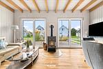Kamin-/Ofen - Ferienhaus Meeresmuschel Olpenitz - Top-Hundeurlaub