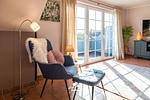 Ferienwohnung Mia, 1.OG Wohnzimmer - Ferienwohnung Mia, 1. OG - Top-Hundeurlaub