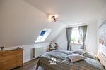 Ferienwohnung Mia, 1.OG Schlafzimmer - Ferienwohnung Mia, 1. OG - Top-Hundeurlaub