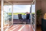 Ferienwohnung Mia, 1.OG Wohnzimmer - Ferienwohnung Mia, 1. OG - Top-Hundeurlaub