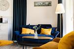 hochwertige Couch im Wohnzimmer - Heimathafen (48.2.S) - Top-Hundeurlaub