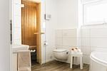 Badezimmer mit Sauna - Heimathafen (48.2.S) - Top-Hundeurlaub