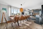 Küche / Küchenzeile - Ferienhaus Pegelbude Dagebüll - Top-Hundeurlaub