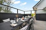 Terrasse - Ferienhaus Pegelbude Dagebüll - Top-Hundeurlaub