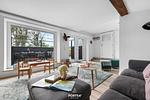 Wohnzimmer - Ferienhaus Pegelbude Dagebüll - Top-Hundeurlaub
