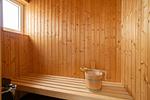 Badezimmer mit Sauna und ebenerdiger Dusche - Achtern Diek (48.2.N) - Top-Hundeurlaub