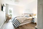 Schlafzimmer mit zweitem Smart/TV - Graftkieker (49.1.S) - Top-Hundeurlaub