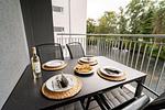 Balkon mit direktem Blick auf die Graft - Graftkieker (49.1.S) - Top-Hundeurlaub