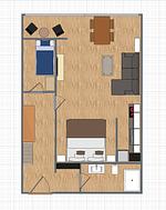 Grundriss - FeWo H3 - Top-Hundeurlaub