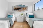 Schlafzimmer - Ferienhaus Sea Lounge Olpenitz - Top-Hundeurlaub