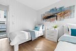 Schlafzimmer - Ferienhaus Sea Lounge Olpenitz - Top-Hundeurlaub