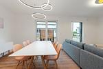Wohnzimmer - Suite 1 mit Terrasse - Top-Hundeurlaub