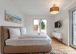 Schlafzimmer - Suite 3 mit Terrasse - Top-Hundeurlaub