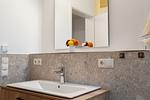 Badezimmer - Luxus Suite 5 mit Sauna und Balkon - Top-Hundeurlaub