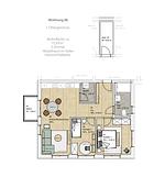 Grundriss - Suite 6 mit Meerblick - Top-Hundeurlaub