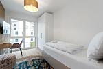 Schlafzimmer - Suite 6 mit Meerblick - Top-Hundeurlaub