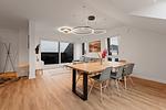 Wohnzimmer - Luxus Suite 7 mit Sauna und Meerblick - Top-Hundeurlaub