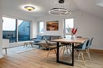 Wohnzimmer - Luxus Suite 7 mit Sauna und Meerblick - Top-Hundeurlaub