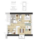 Grundriss - Luxus Suite 8 mit Balkon und Fahrstuhl - Top-Hundeurlaub