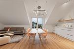 Wohnzimmer - Luxus Suite 8 mit Balkon und Fahrstuhl - Top-Hundeurlaub