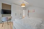Bett - Luxus Suite 8 mit Balkon und Fahrstuhl - Top-Hundeurlaub