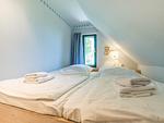 Schlafzimmer 3 - Küstenhof am Kap Arkona - Ferienhaushälfte "Königsmeerblick" - Top-Hundeurlaub