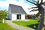 Hauptansicht - Ferienhaus "Lütt Eiland" - Top-Hundeurlaub