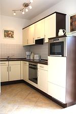 Küche / Küchenzeile - Ferienhaus "Lütt Eiland" - Top-Hundeurlaub