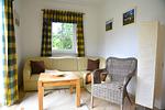 Wohnzimmer - Ferienhaus "Lütt Eiland" - Top-Hundeurlaub