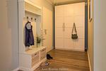 Flur mit Garderobe - Haus "Meeresbrise - Ferienwohnung 3  "Meeresrauschen" - Top-Hundeurlaub