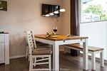 Wohnzimmer - Haus "Meeresbrise - Ferienwohnung 3  "Meeresrauschen" - Top-Hundeurlaub